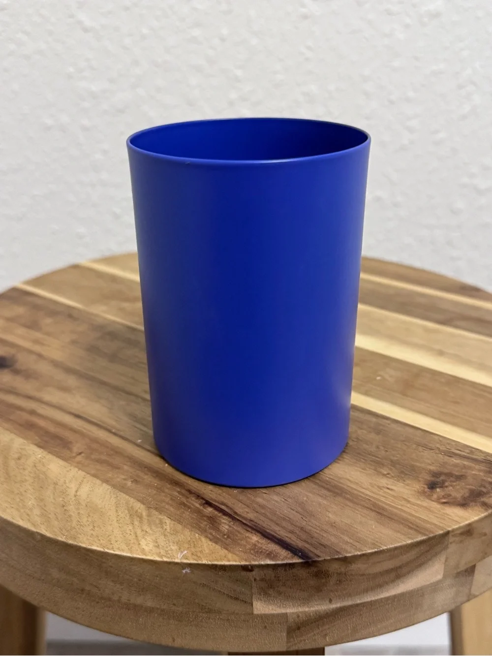 NWT NOTEM Studio Lola Blue Steel Pencil Cup Desk Organizer Anthropologie